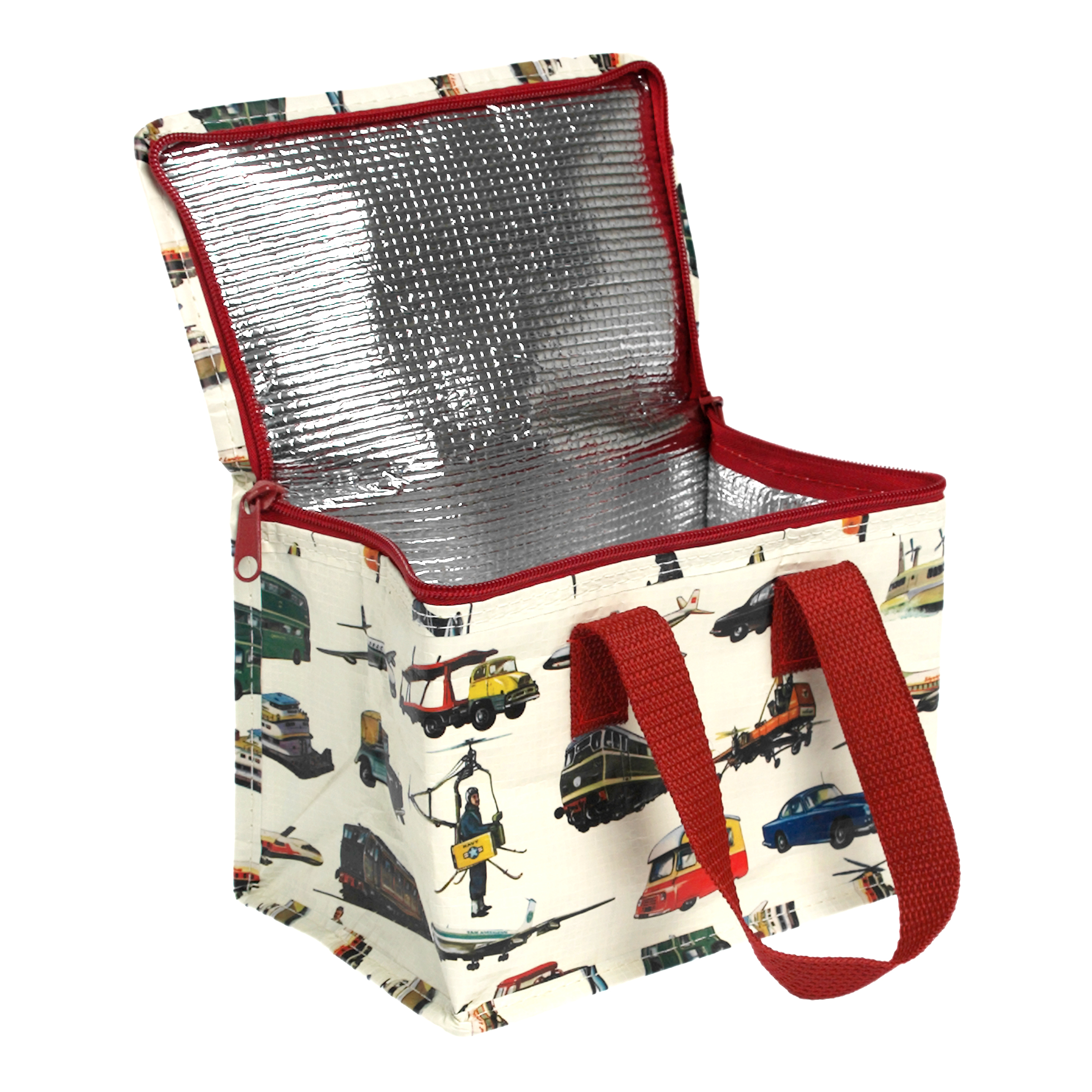 Vintage Transport Design Lunch Bag Rex London