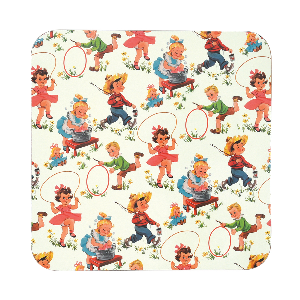 vintage kids placemat rex london dotcomgiftshop