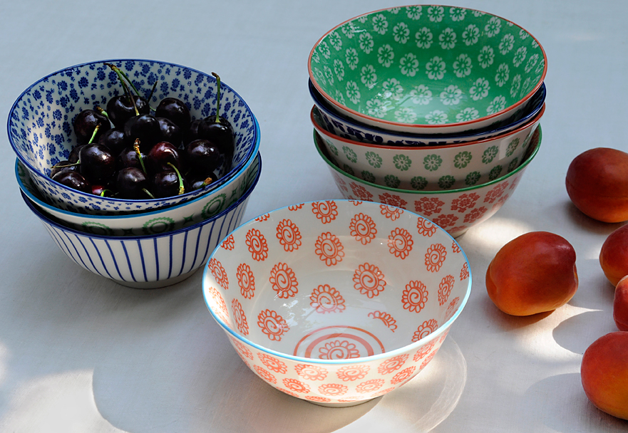 Large Japanese Bowl Poppies Rex London