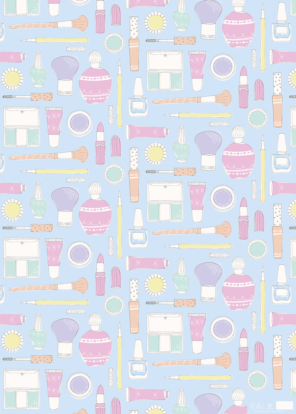 Beauty Boutique Wrapping Paper (5 Sheets) Rex London