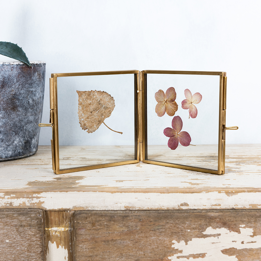 Brass 4 Sided Square Photo Frame Rex London Dotcift Brass And Glass 4 Sided Photo Frame