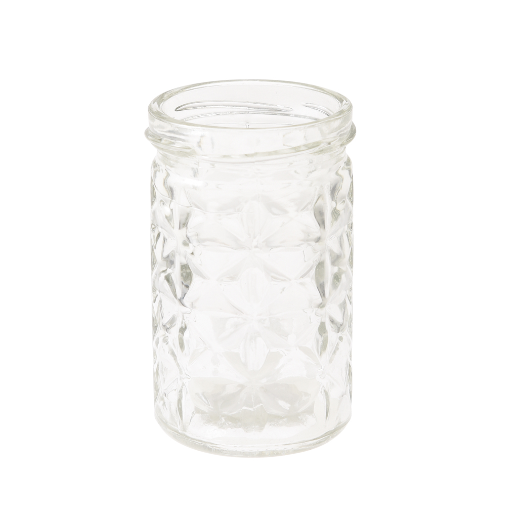 Clear Glass Tealight Holder Rex London