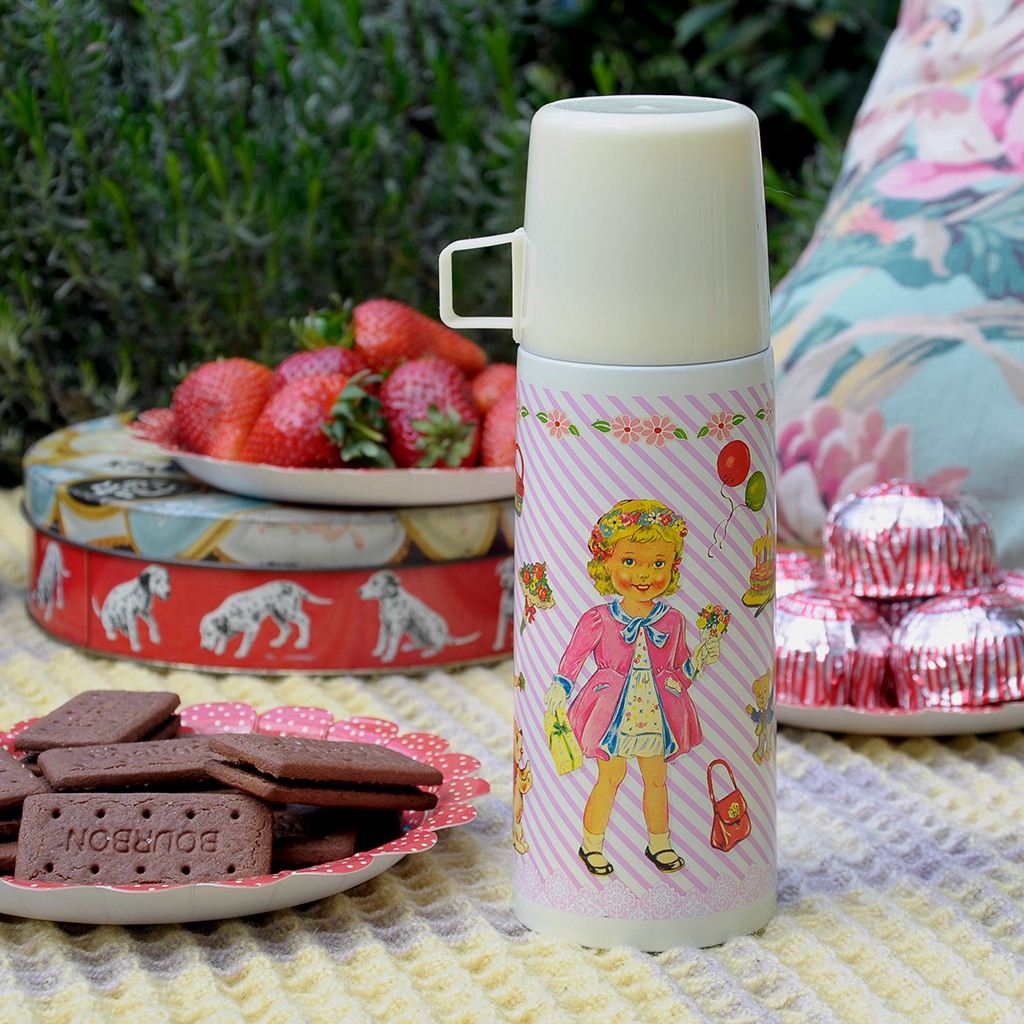 Dolly Girl Flask And Cup Rex London