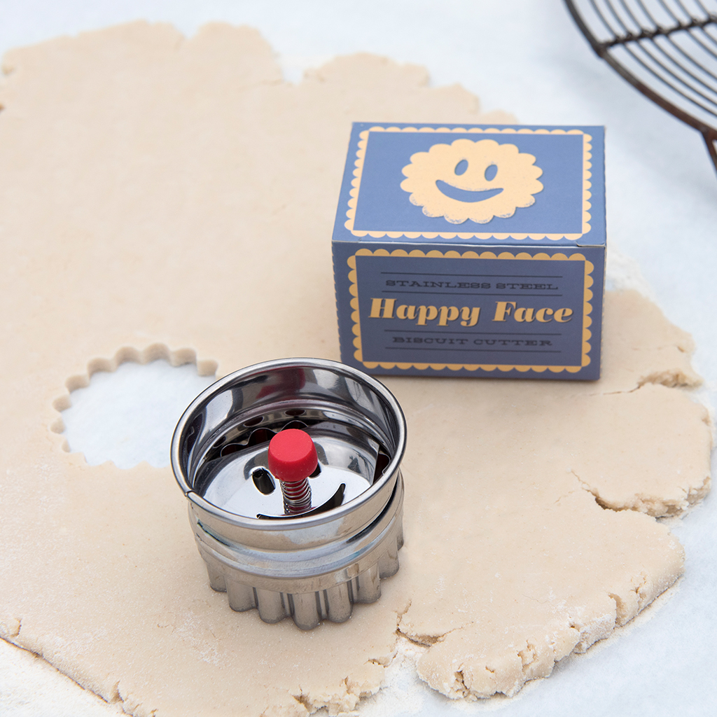 Happy Face Biscuit Cutter Rex London