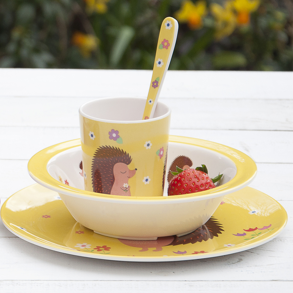 Children's Honey The Hedgehog Melamine Set Rex London