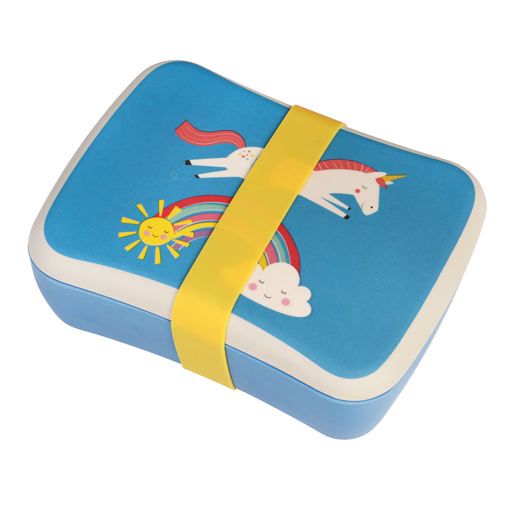 Magical Unicorn Kids Bamboo Lunch Box Rex London