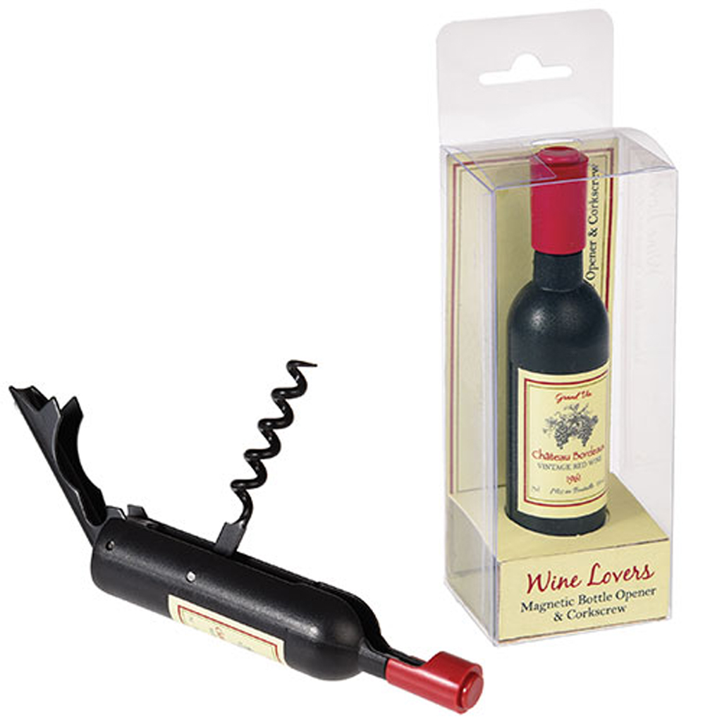 Wine Bottle Corkscrew & Bottle Opener Rex London