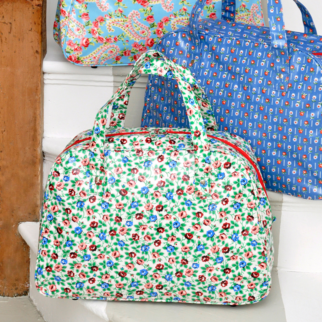 Rambling Rose Oilcloth Weekend Bag Rex London Dotcift Rambling Rose Oilcloth Weekend Bag
