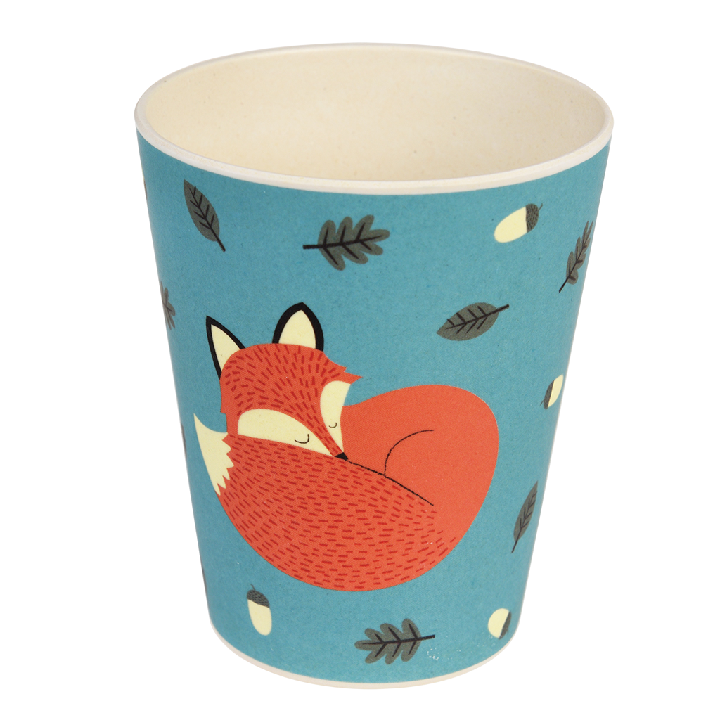Rusty The Fox Bamboo Beaker Rex London