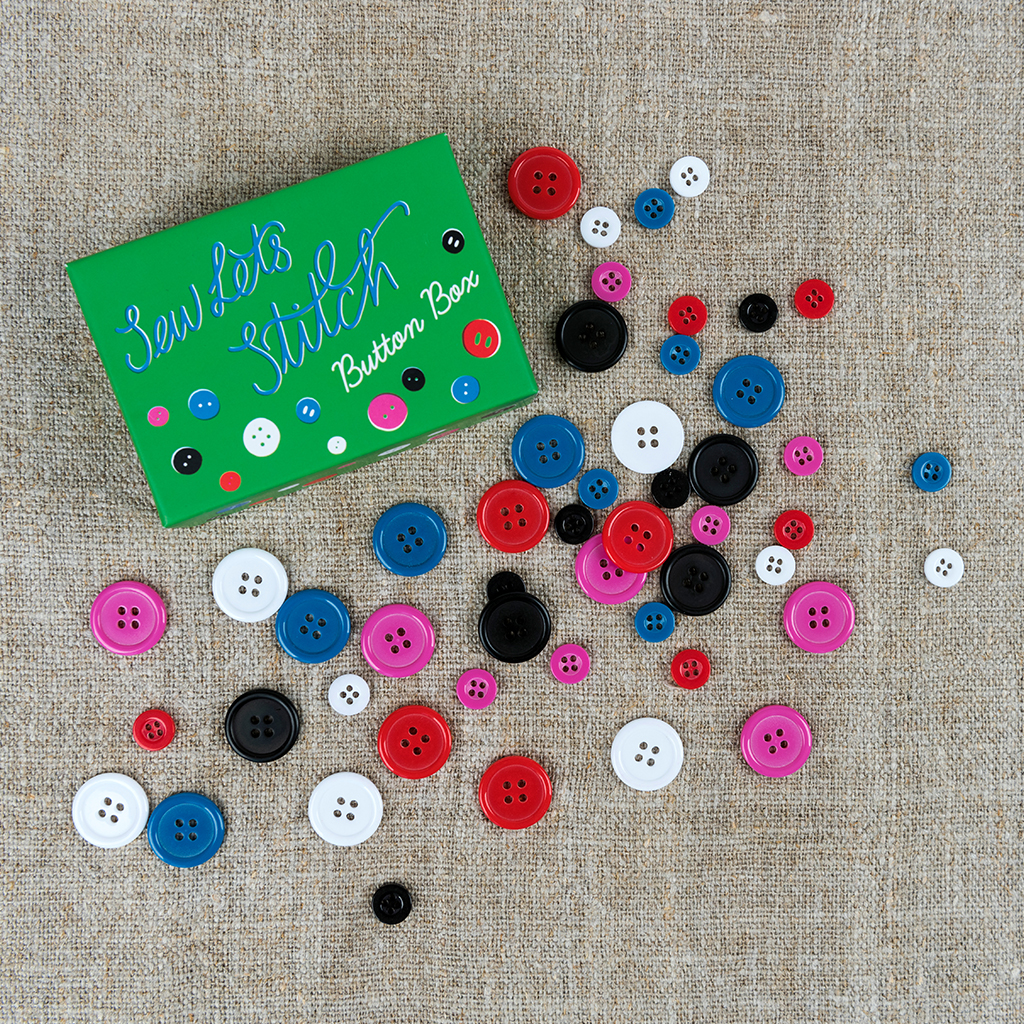 Sew Let's Stitch Button Box Rex London