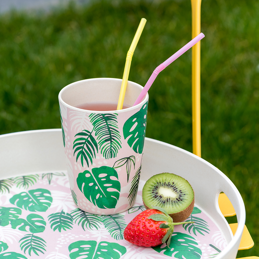 Tropical Palm Bamboo Beaker Rex London