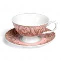 Pink Regency Teacup And Saucer Pink Regency Teacup And Saucer