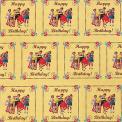 5 Sheets Of Vintage Party Wrapping Paper 5 Sheets Of Vintage Party Wrapping Paper