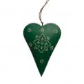 Medium Green Clover Rustic Heart Medium Green Clover Rustic Heart