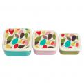 Set Of 3 Vintage Ivy Snack Boxes Set Of 3 Vintage Ivy Snack Boxes