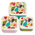 Set Of 3 Vintage Ivy Snack Boxes Set Of 3 Vintage Ivy Snack Boxes