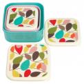 Set Of 3 Vintage Ivy Snack Boxes Set Of 3 Vintage Ivy Snack Boxes