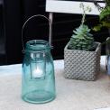 Blue Mason Jar Tealight Holder Blue Mason Jar Tealight Holder