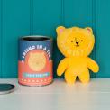 Larry The Lion Friend In A Tin Larry the Lion toy in a metal tin