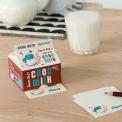 Memo Pads In "Space Chocolate Milk" Carton Memo Pad block In "Space Chocolate Milk" Carton