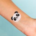 Miko And Friends Temporary Tattoos Set of 24 panda, bunny and cat temporary tattoos for children