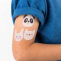 Miko And Friends Temporary Tattoos Two sheets of miko and friends temporary tattoos for kids