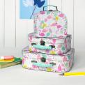 Set Of 3 Flamingo Bay Cases Set Of 3 Flamingo Bay Decorative Storage Case