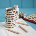 Set Of 36 Vintage Transport Colouring Pencils Set Of 36 Vintage Transport Colouring Pencils
