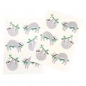 Set of 12 Sydney the Sloth temporary tattoos Set of 12 Sydney the Sloth temporary tattoos