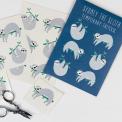 Set of 12 Sydney the Sloth temporary tattoos Sydney the Sloth set of 12 temporary tattoos