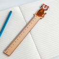 Colourful Creatures Tiger Wooden Ruler Colourful Creatures Tiger Wooden Ruler