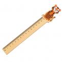 Wooden Tiger Ruler Wooden Tiger Ruler