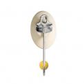 Yellow Painted Ceramic Hook Yellow Painted Ceramic Hook