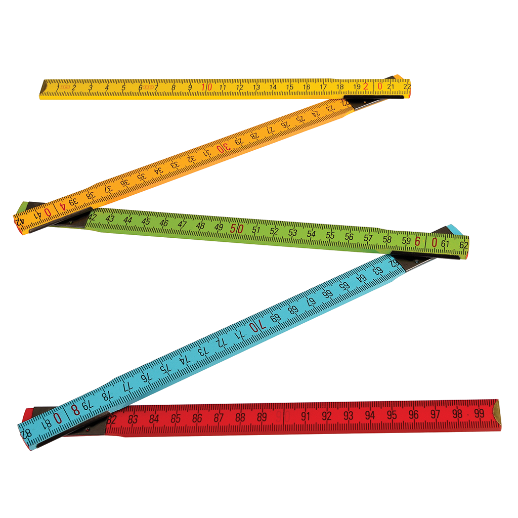Wooden Folding Ruler (1 Metre) Rex London