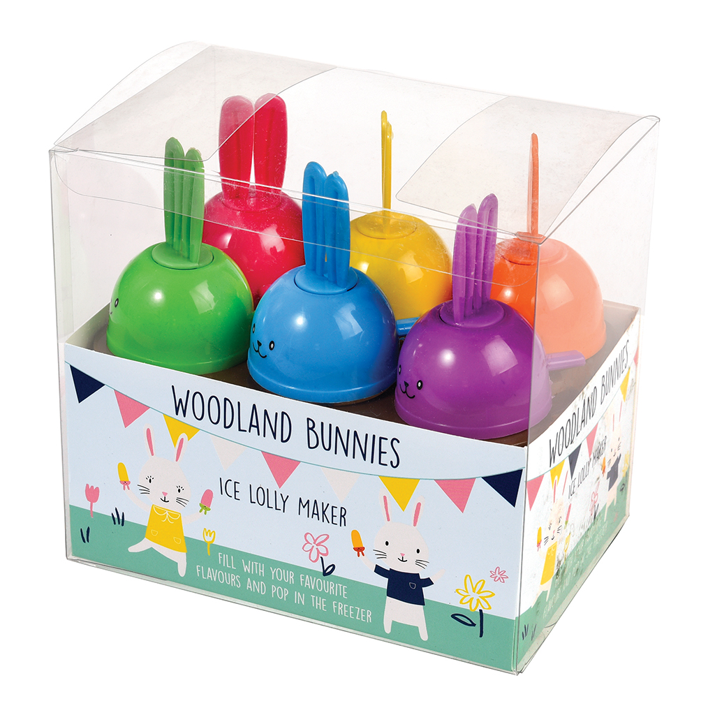 Woodland Bunnies Ice Lolly Makers (set Of 6) Rex London