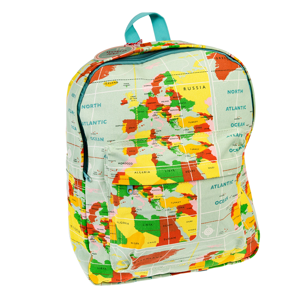 World Map Backpack | Rex London