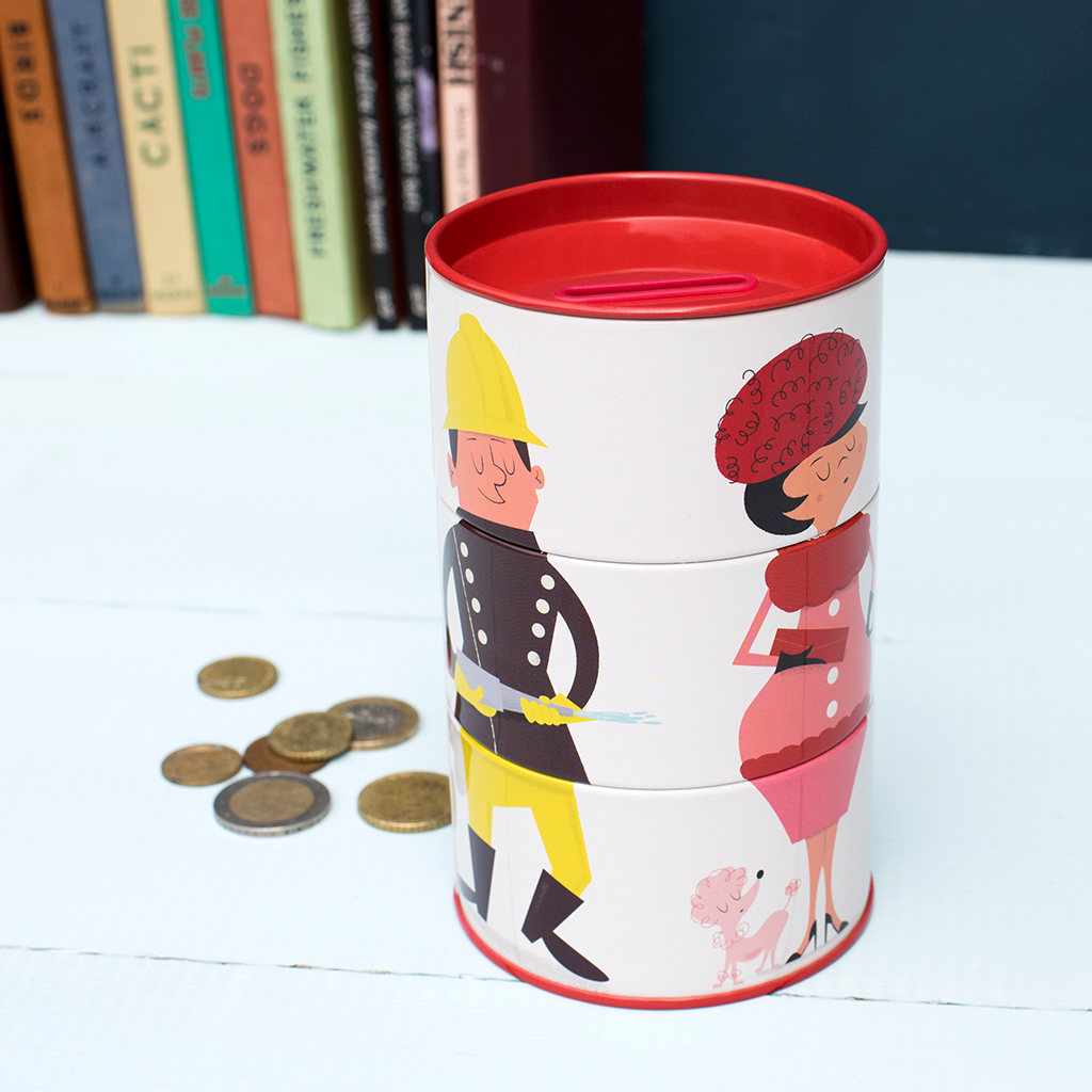 World Of Work Money Tin Rex London